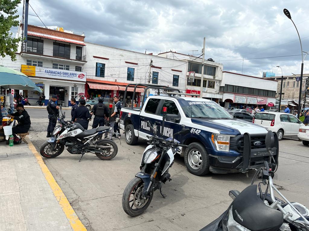 Detienen a sujeto por intento de robo en el centro de Tizayuca