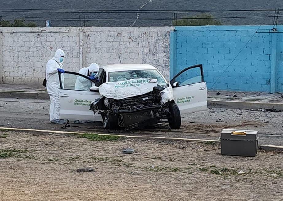 Accidente sobre la Pachuca-Ciudad Sahagún deja 5 lesionados y un muerto