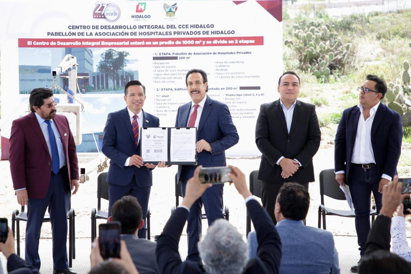 Omar Fayad entrega oficialmente predio para el CCEH