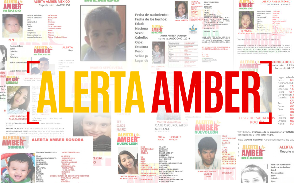 ¿Cómo se activa la Alerta Amber en Hidalgo?