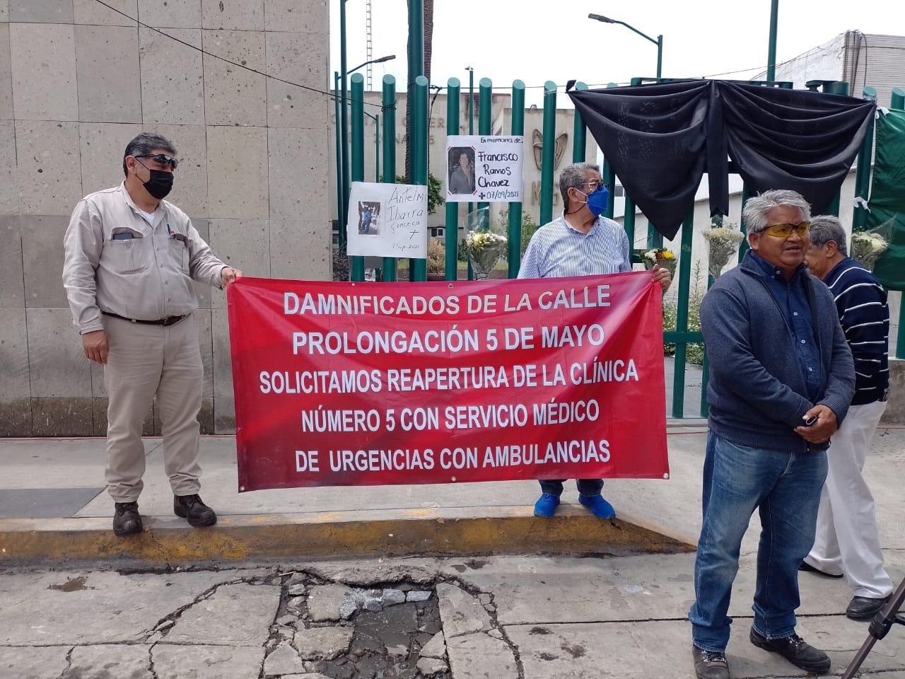 Damnificados de Tula piden reabrir clínica del IMSS