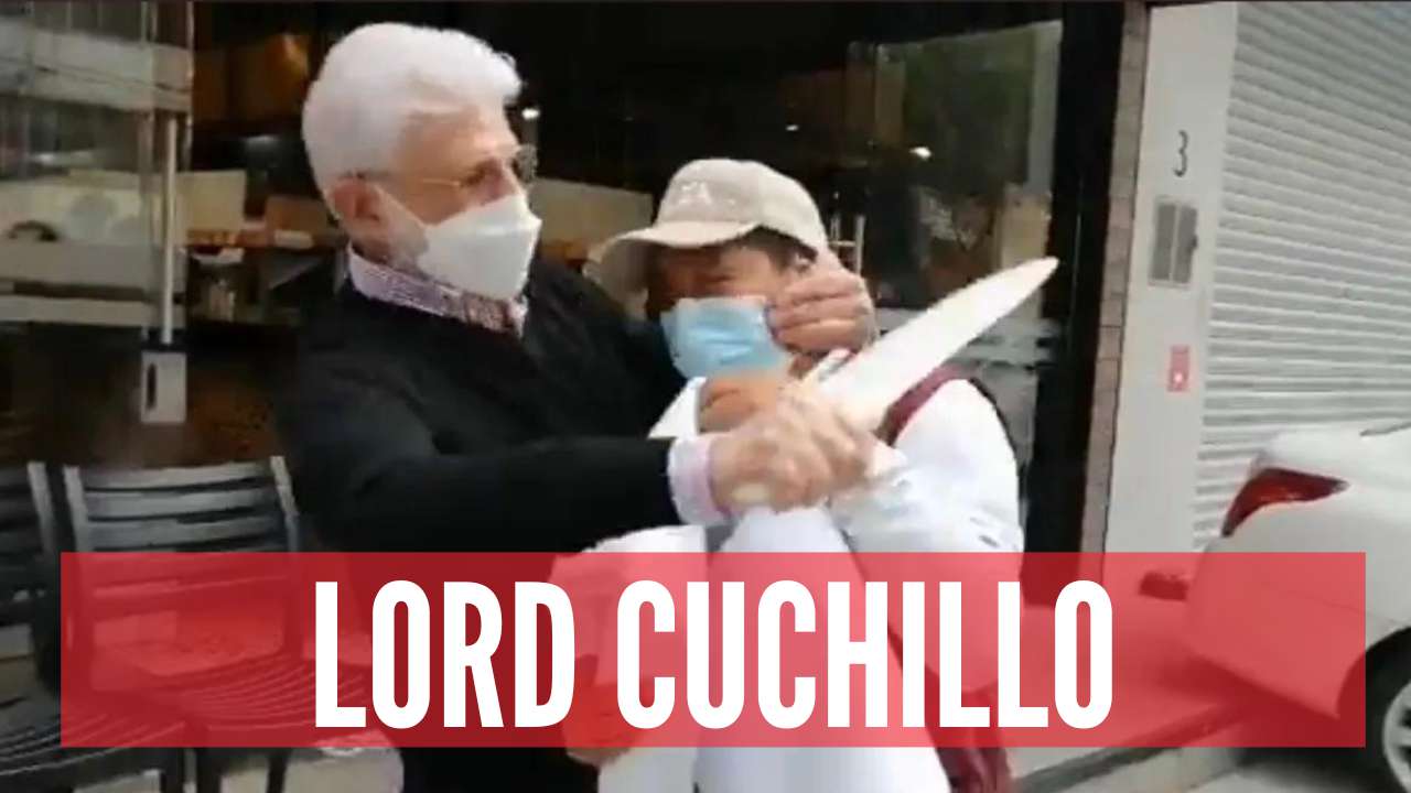 Caso de Lord Cuchillo  llega a la mañanera