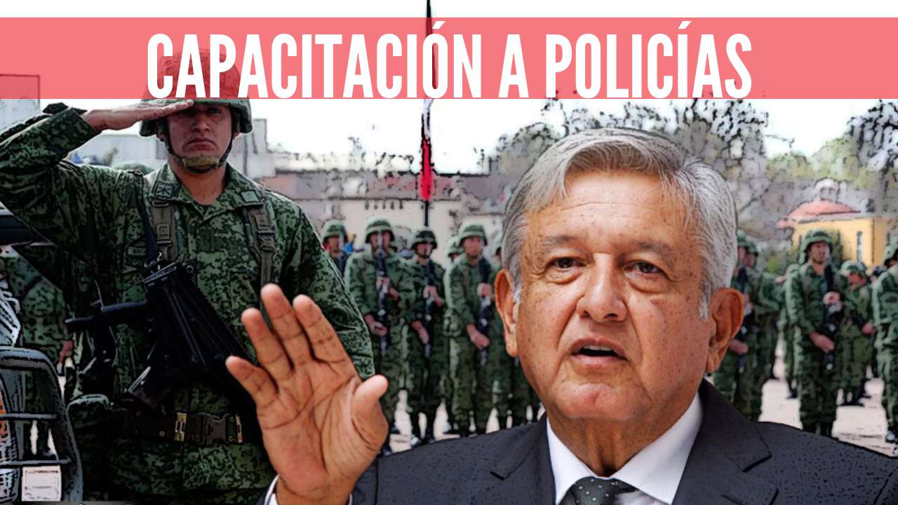 AMLO dijo que sí hace falta la capacitación  a policías municipales y estatales