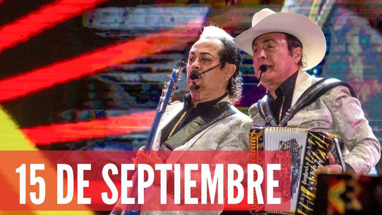 ESTARÁN LOS TIGRES DEL NORTE EN EL ZÓCALO EL 15 DE SEPTIEMBRE