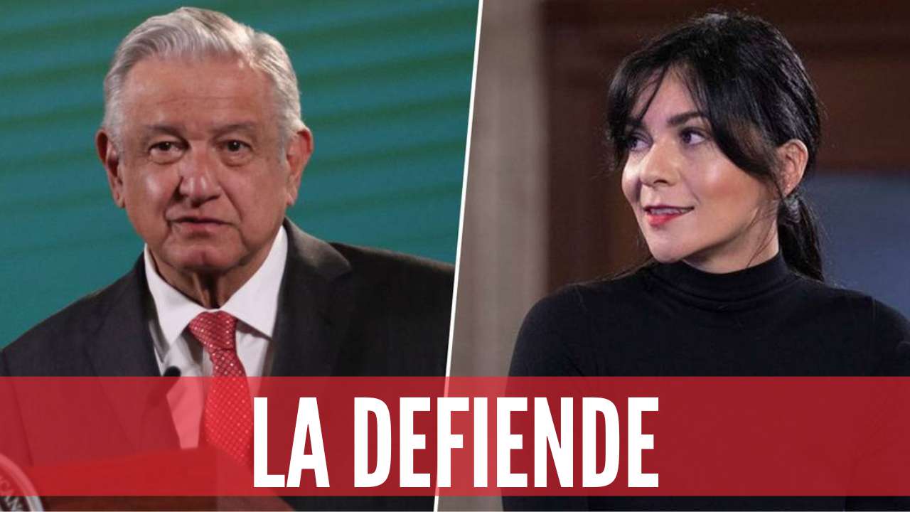 AMLO DEFIENDE A LIZ VILCHIS