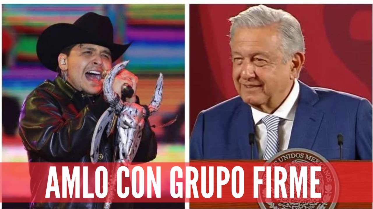 AMLO aplaudió la asistencia  de los mexicanos al concierto de  Grupo Firme