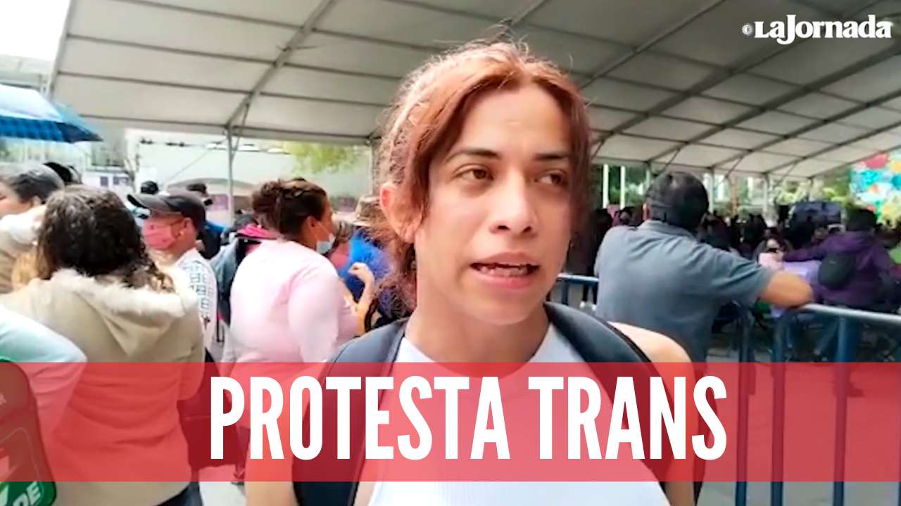 Gran protesta de un Colectivo Trans en CDMX