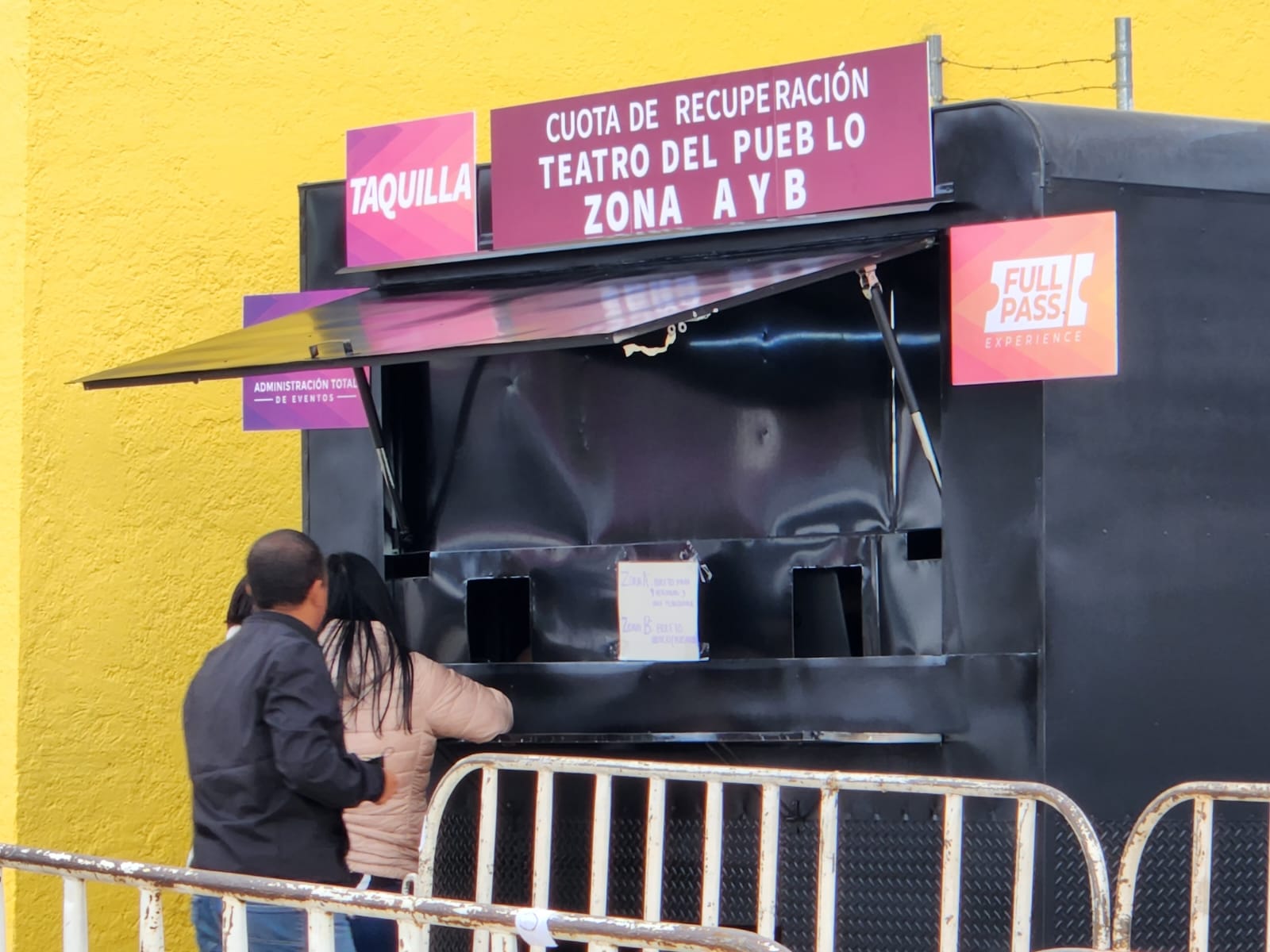 Cancelan Zona VIP del Teatro del Pueblo de Pachuca