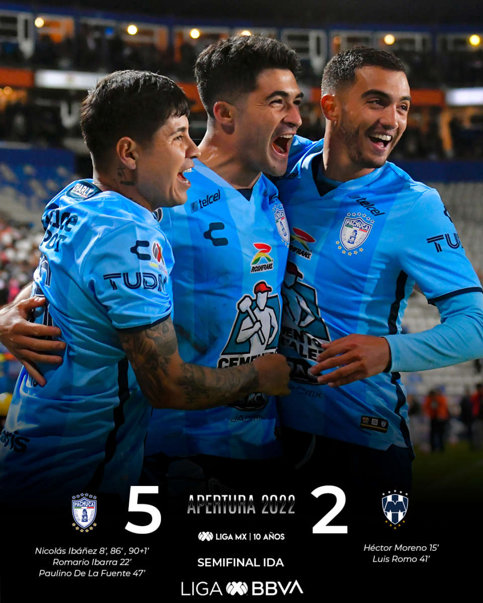 Pachuca gana a rayados