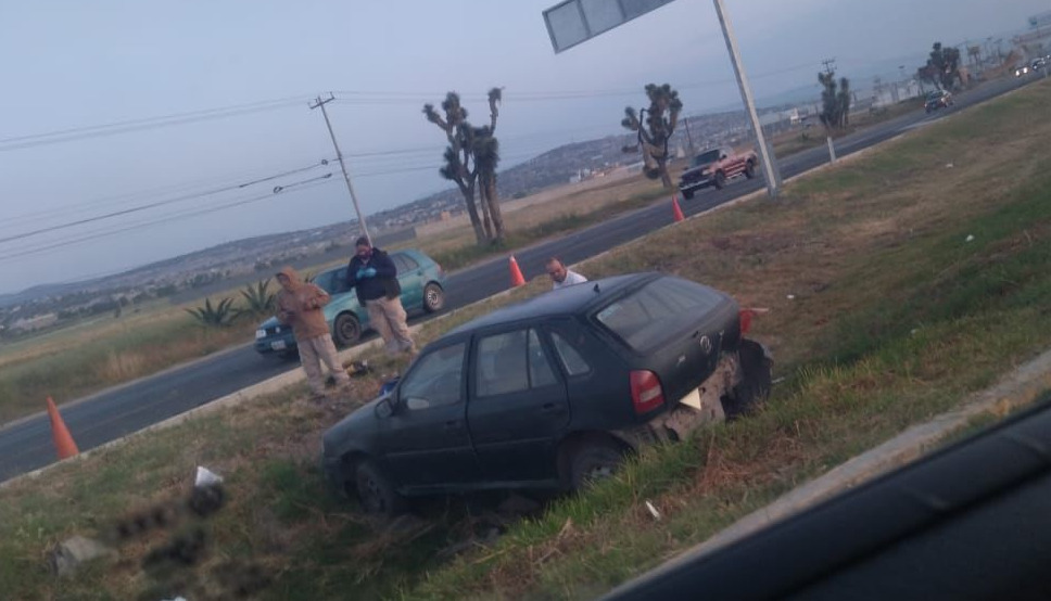 Accidente en Acayuca deja un lesionado