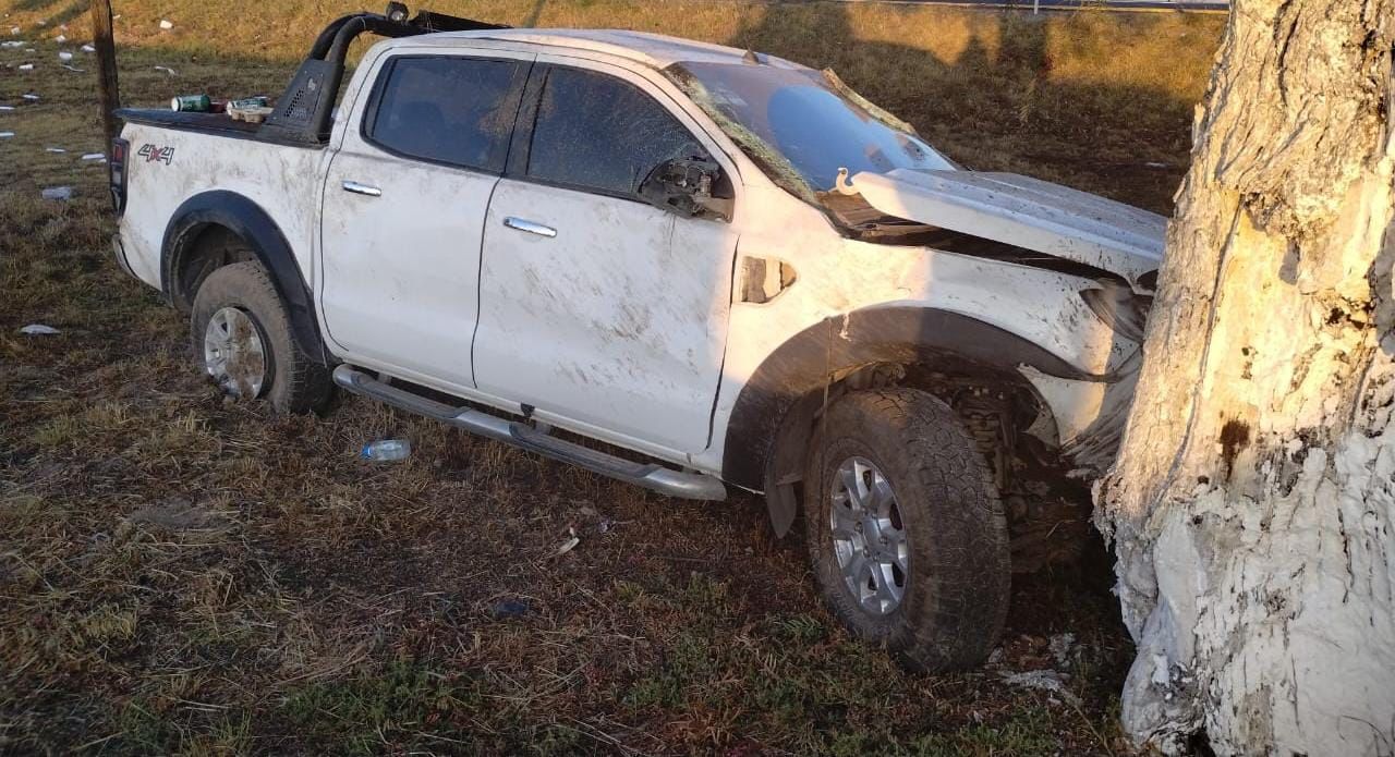 Carretera México-Pachuca: Dos lesionados tras choque