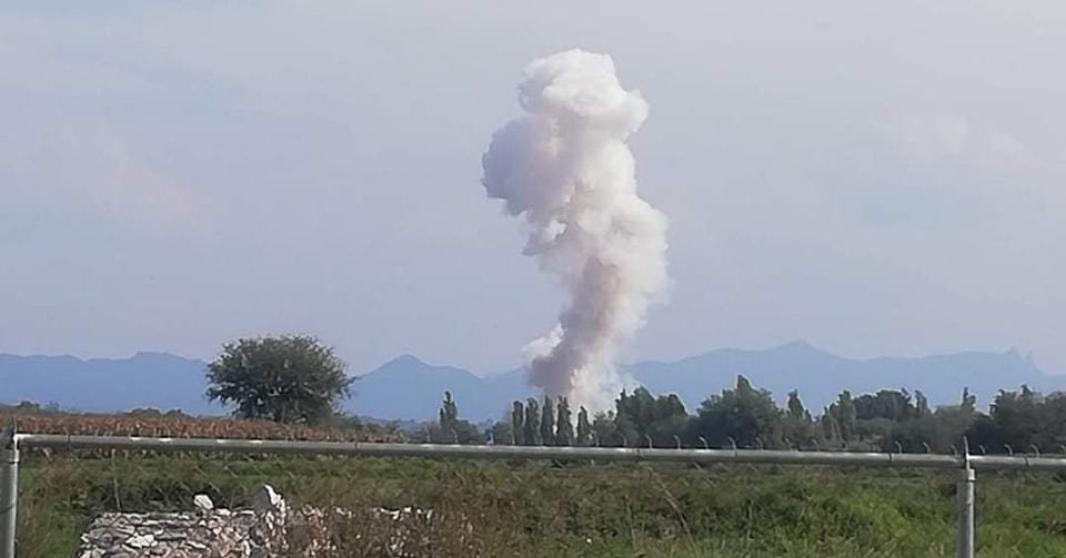 Explota polvorín en Santiago de Anaya