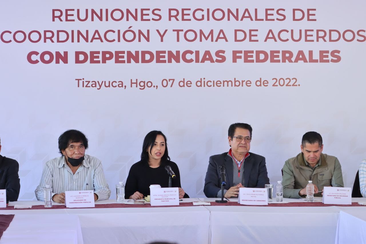 Tizayuca sede de Reunión Regional de Toma de Acuerdos con Dependencias