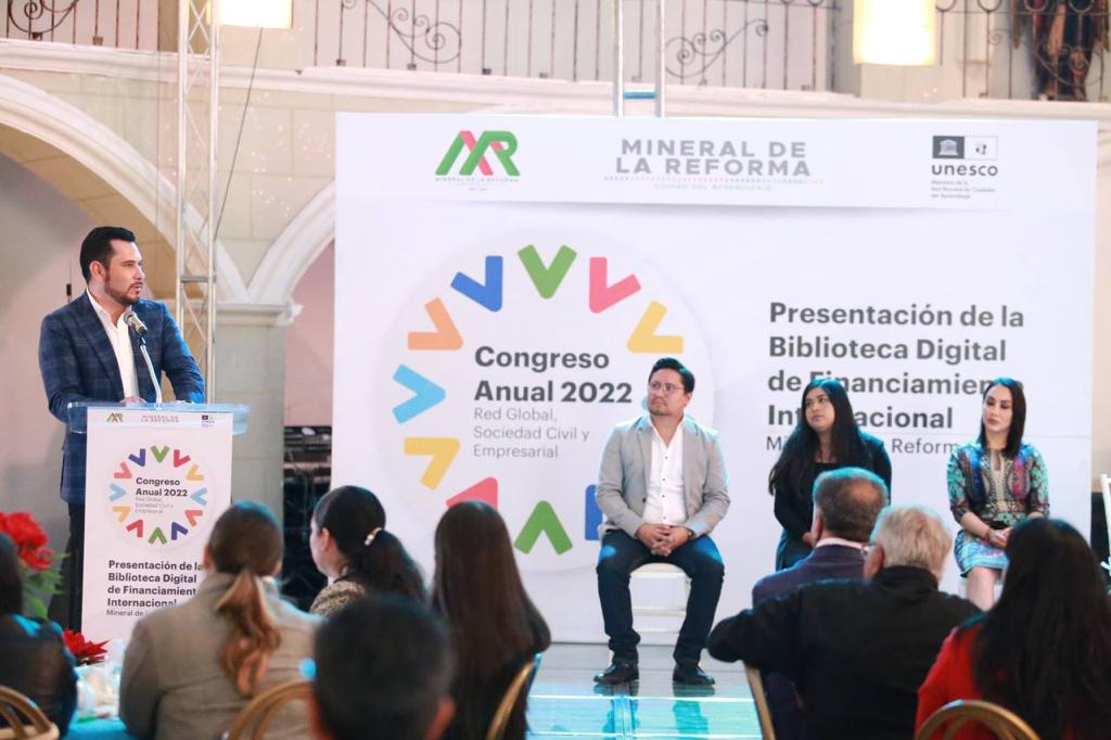 Presentan la Biblioteca Digital de Financiamiento Internacional en Mineral de la Reforma