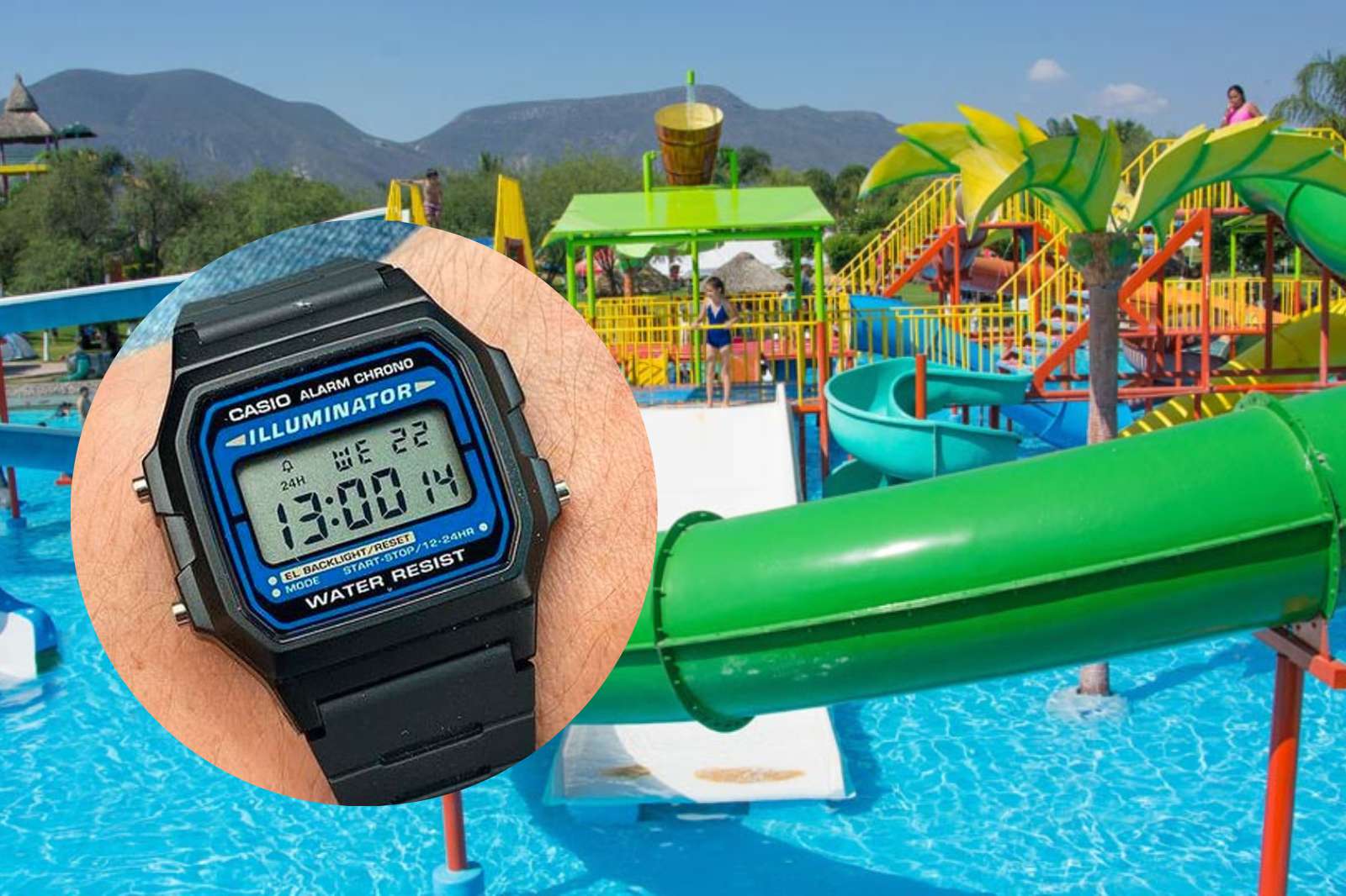 Balneario Dios Padre ofrece descuento a sus visitantes que lleven reloj Casio