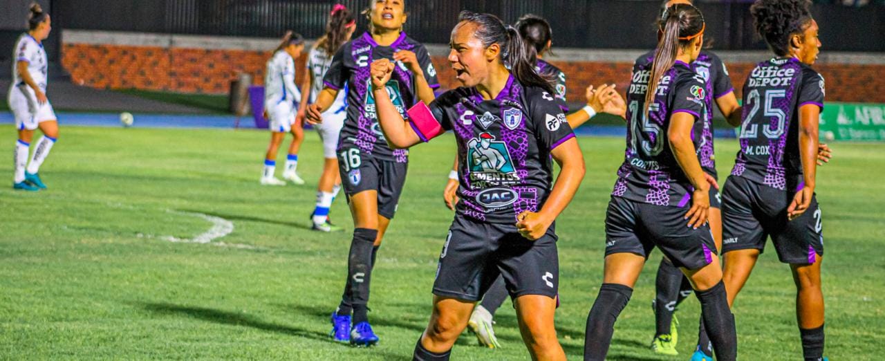 Charlyn Corral está contenta con su primer gol en el Clausura 2023