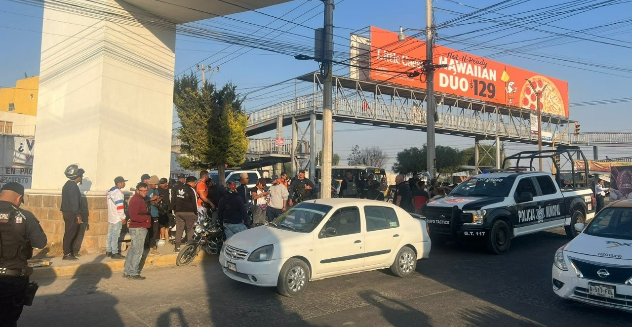 Riña entre mototaxistas deja un lesionado en Tizayuca