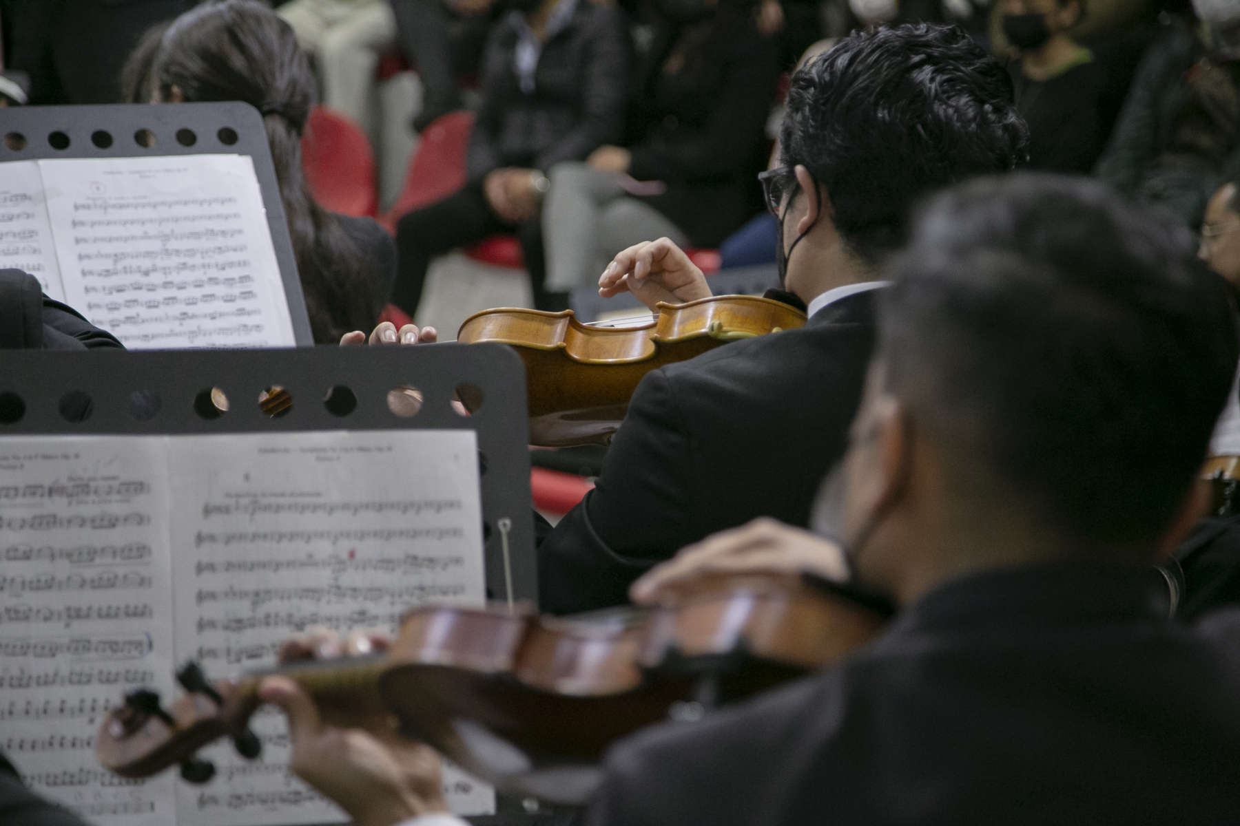 Concierto de la Orquesta Sinfónica de Hidalgo en Los Pinos