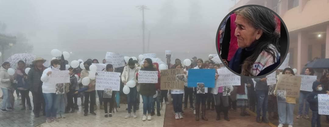 Feminicidio de Doña Trini: protestan por terrible asesinato a mujer de 76 años