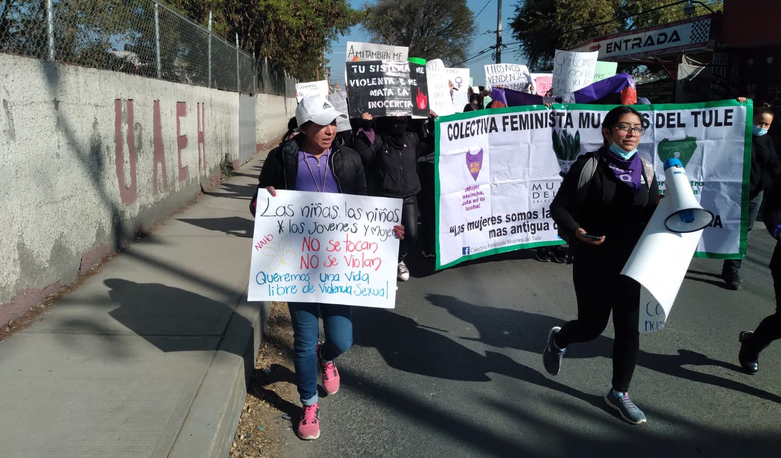 Protestan por alumnas de Prepa 2 que fueron abusadas sexualmente