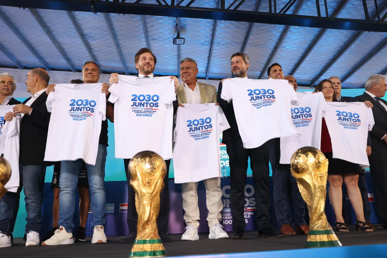 Mundial 2030: Argentina, Uruguay, Chile y Paraguay oficializan candidatura