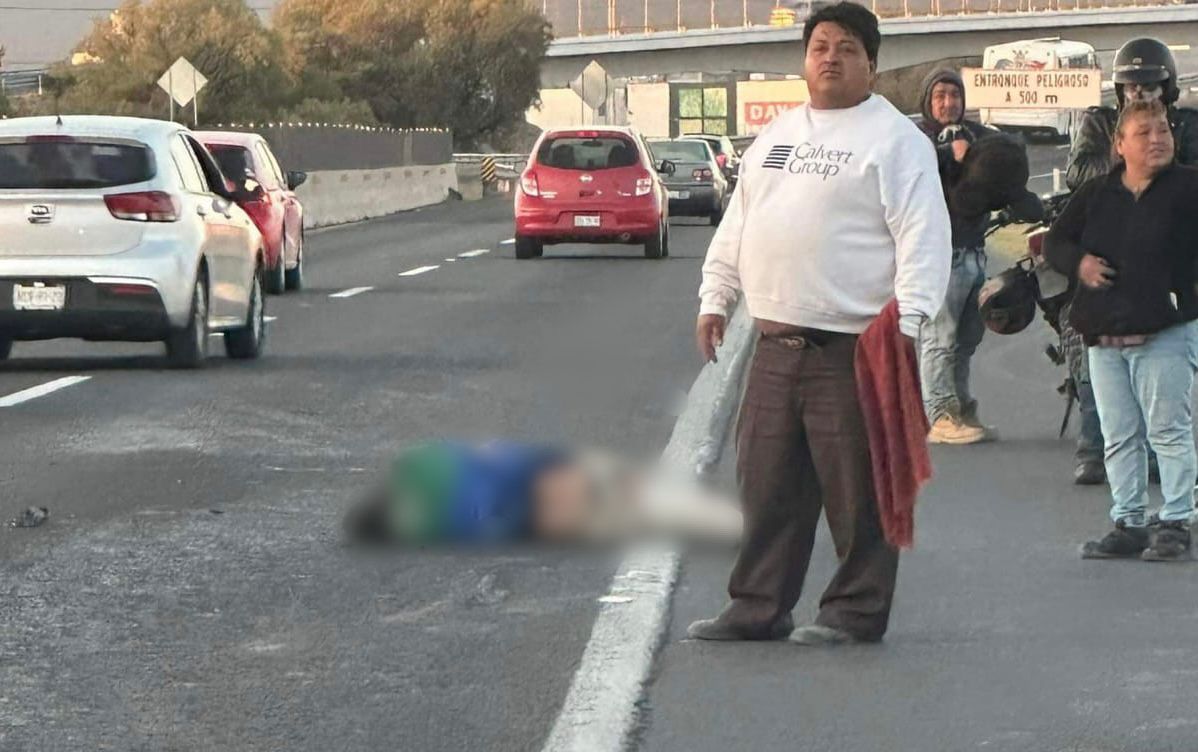 Atropellan a adulto mayor y muere en la México-Pachuca