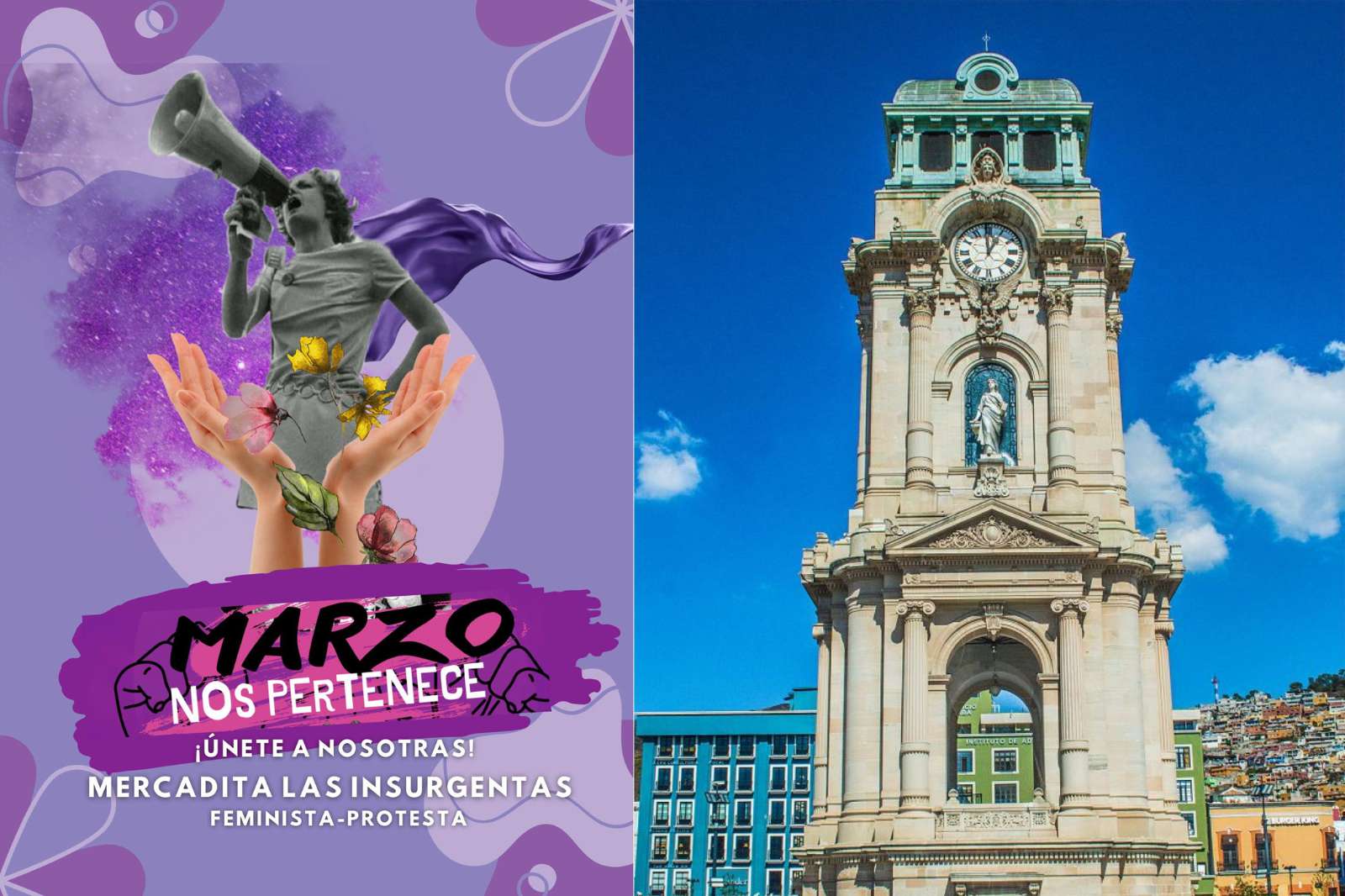 Invitan a Mercadita Feminista en el Reloj Monumental este domingo