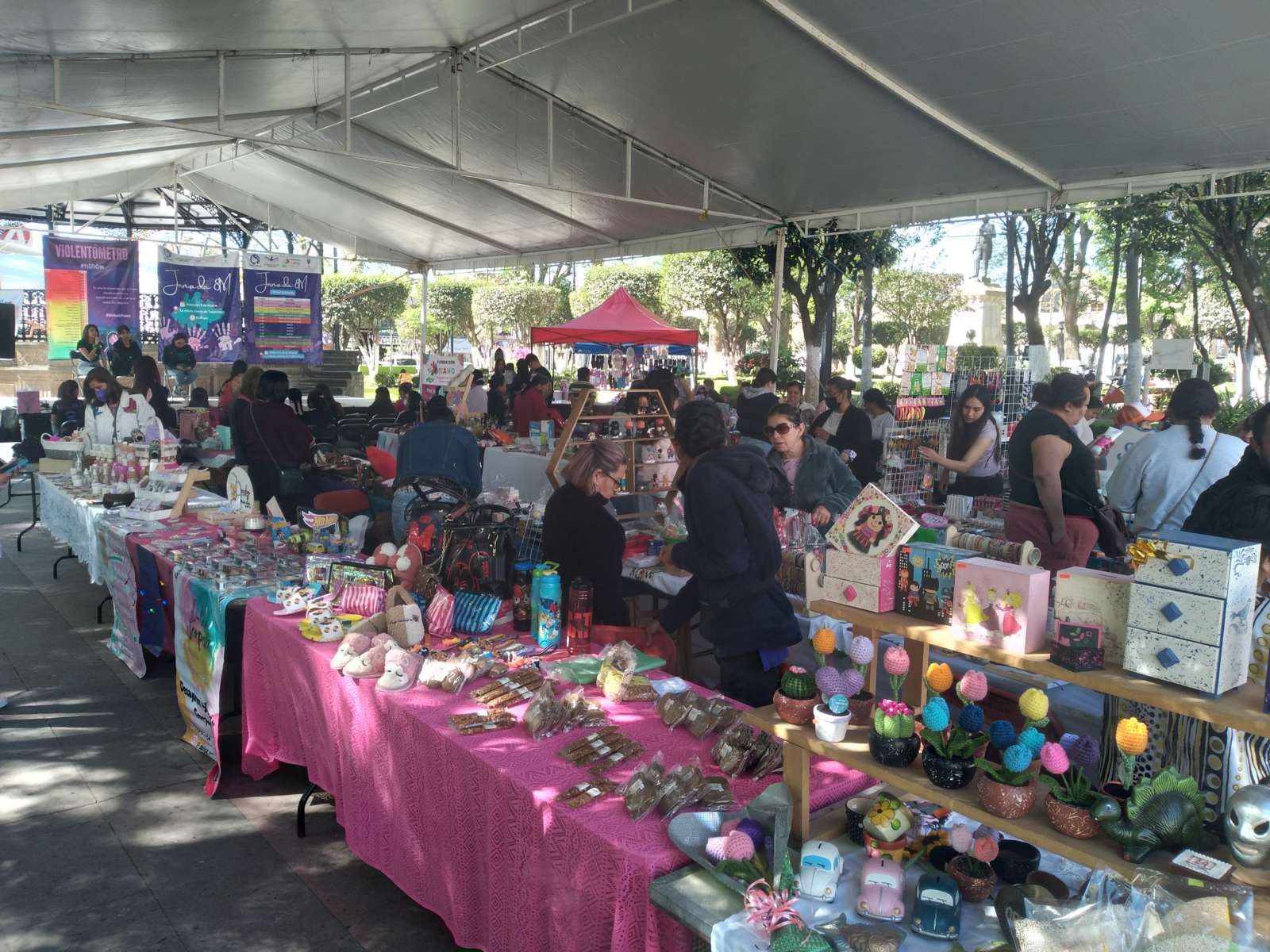 Mujeres reprueban venta de espacios para Mercadita en Tulancingo