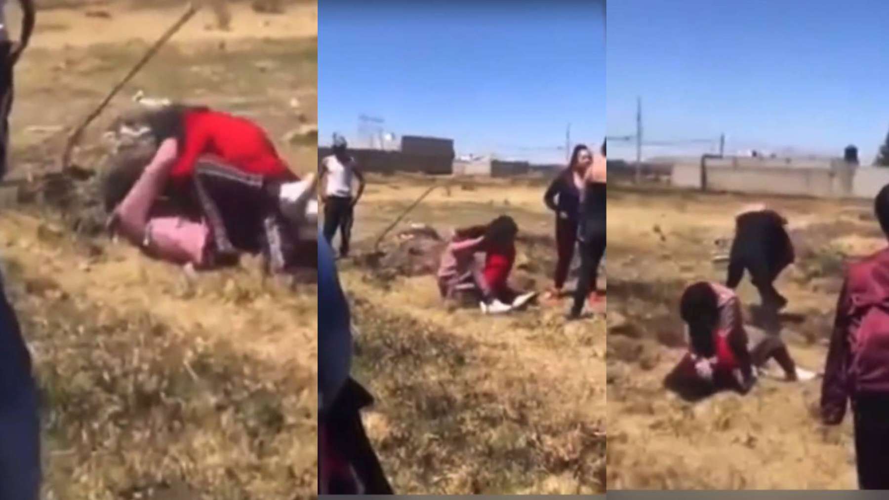 VIDEO | Otra golpiza entre estudiantes de secundaria en Almoloya, Edomex