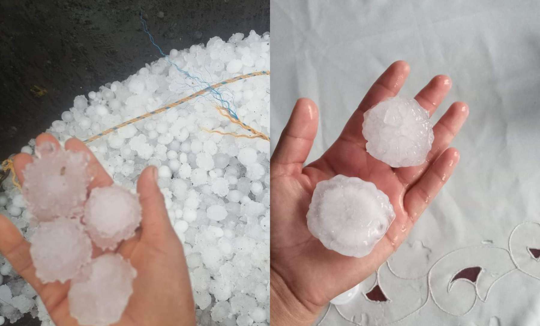 Granizada deja daños en vehículos y viviendas de Ixmiquilpan