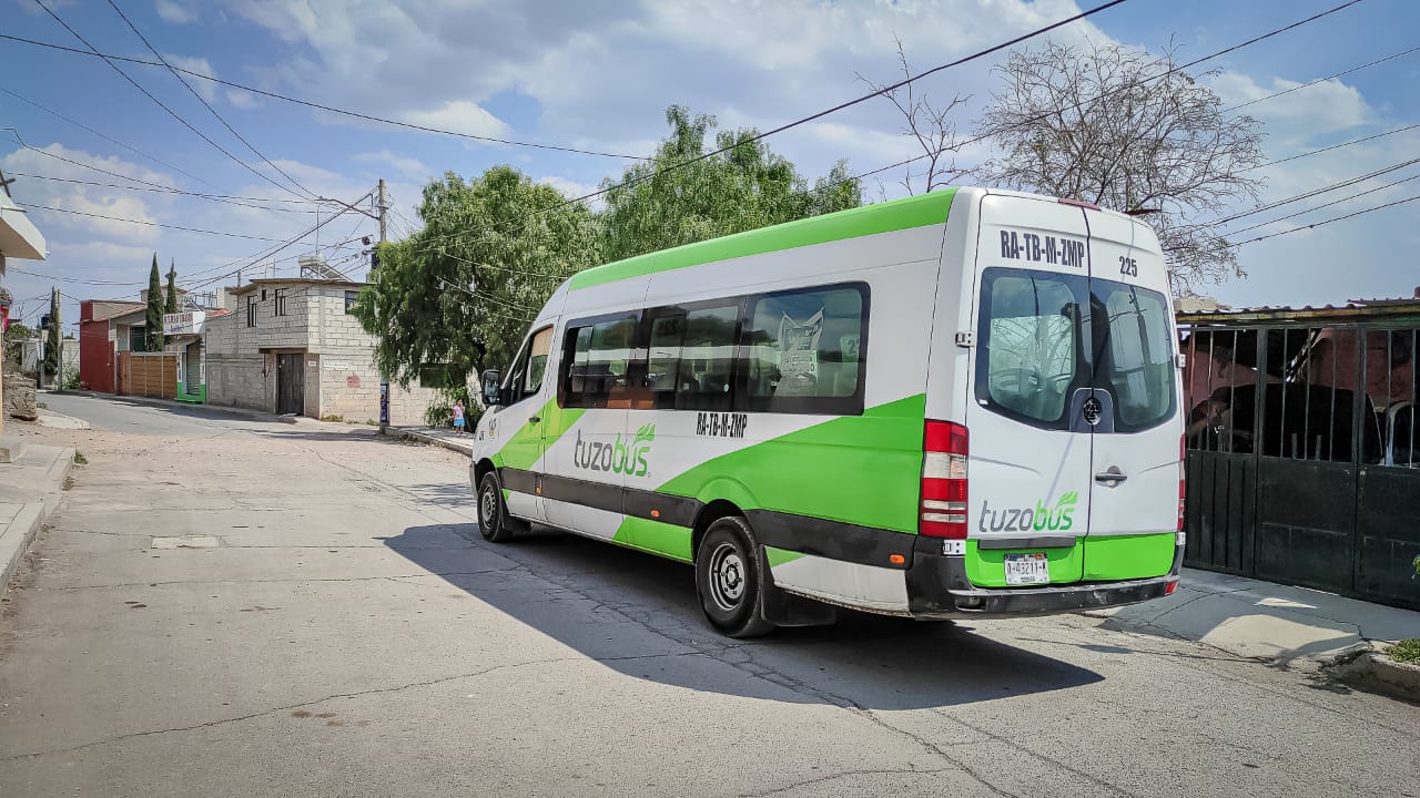 Tuzobús: incorporan otra unidad a ruta alimentadora de Nopancalco