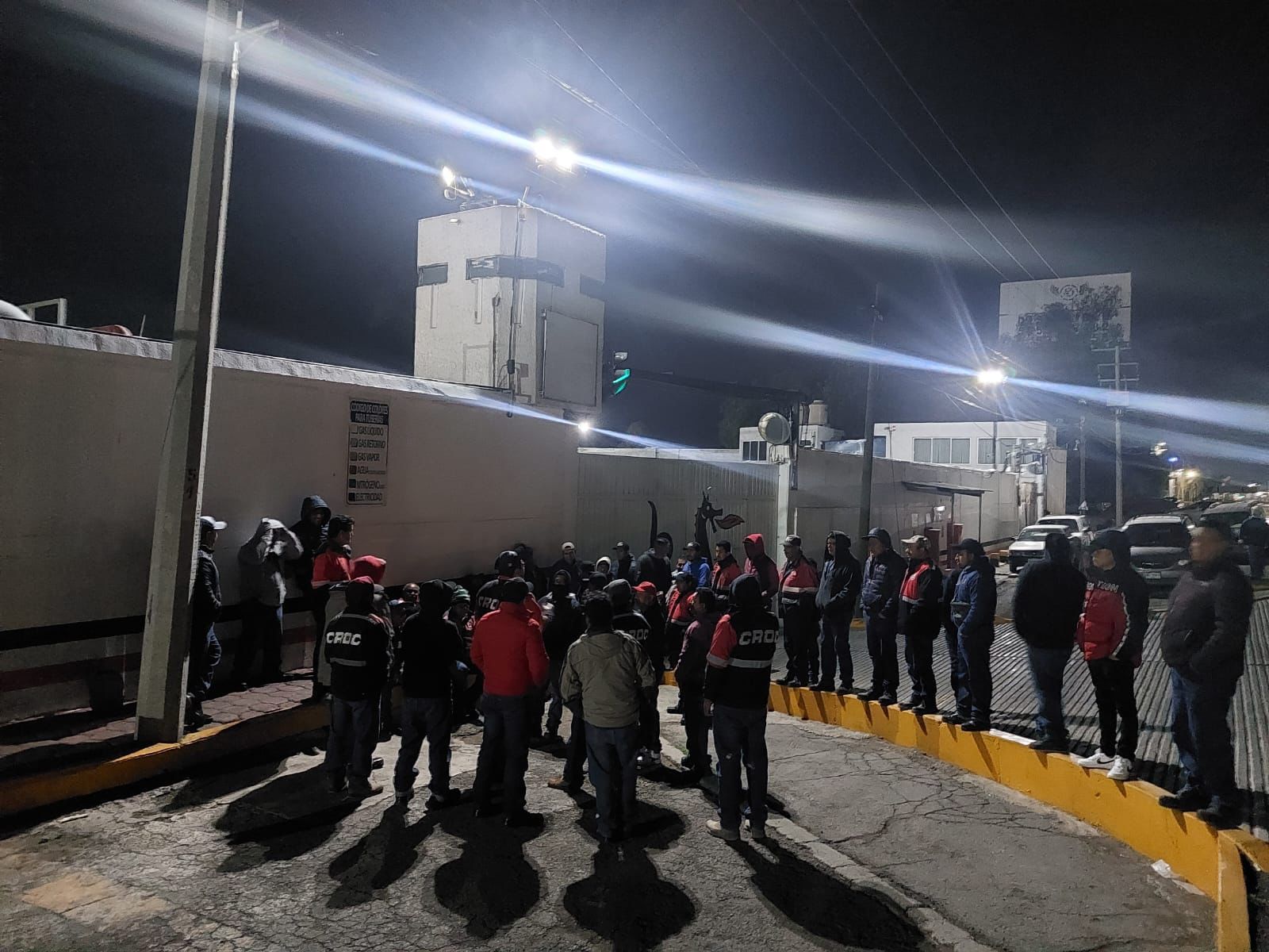 Trabajadores de Gas de Tizayuca realizan paro laboral