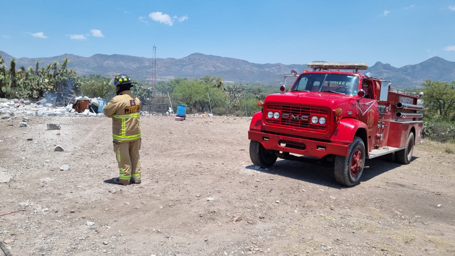 Explosión en Actopan: reportan dos personas lesionadas