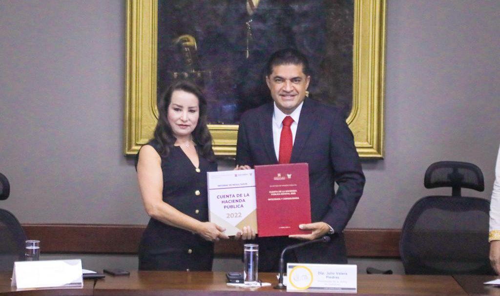 Congreso de Hidalgo: recibe Cuenta Pública 2022