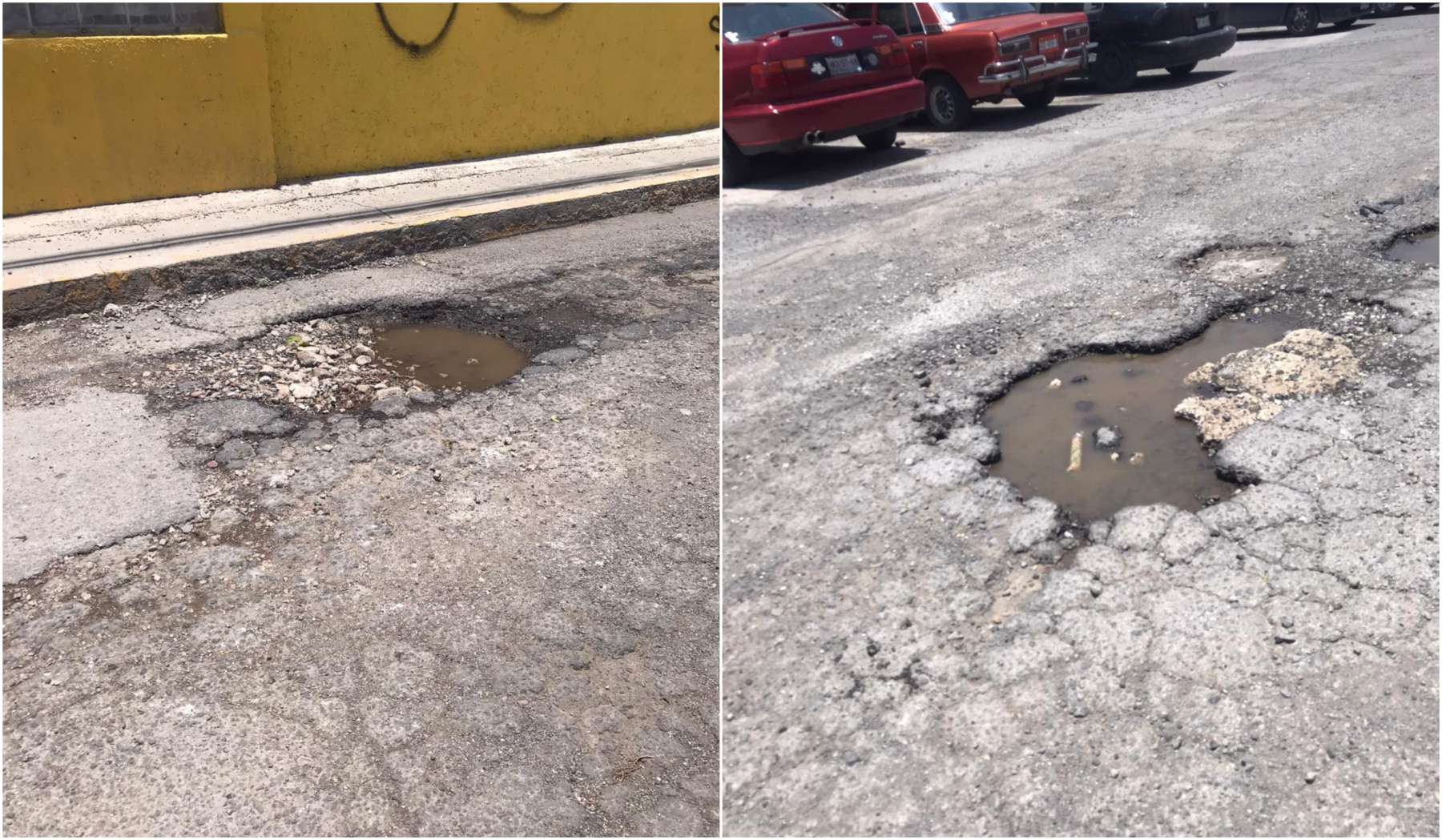 Baches en Pachuca: vida útil de asfalto ya se cumplió