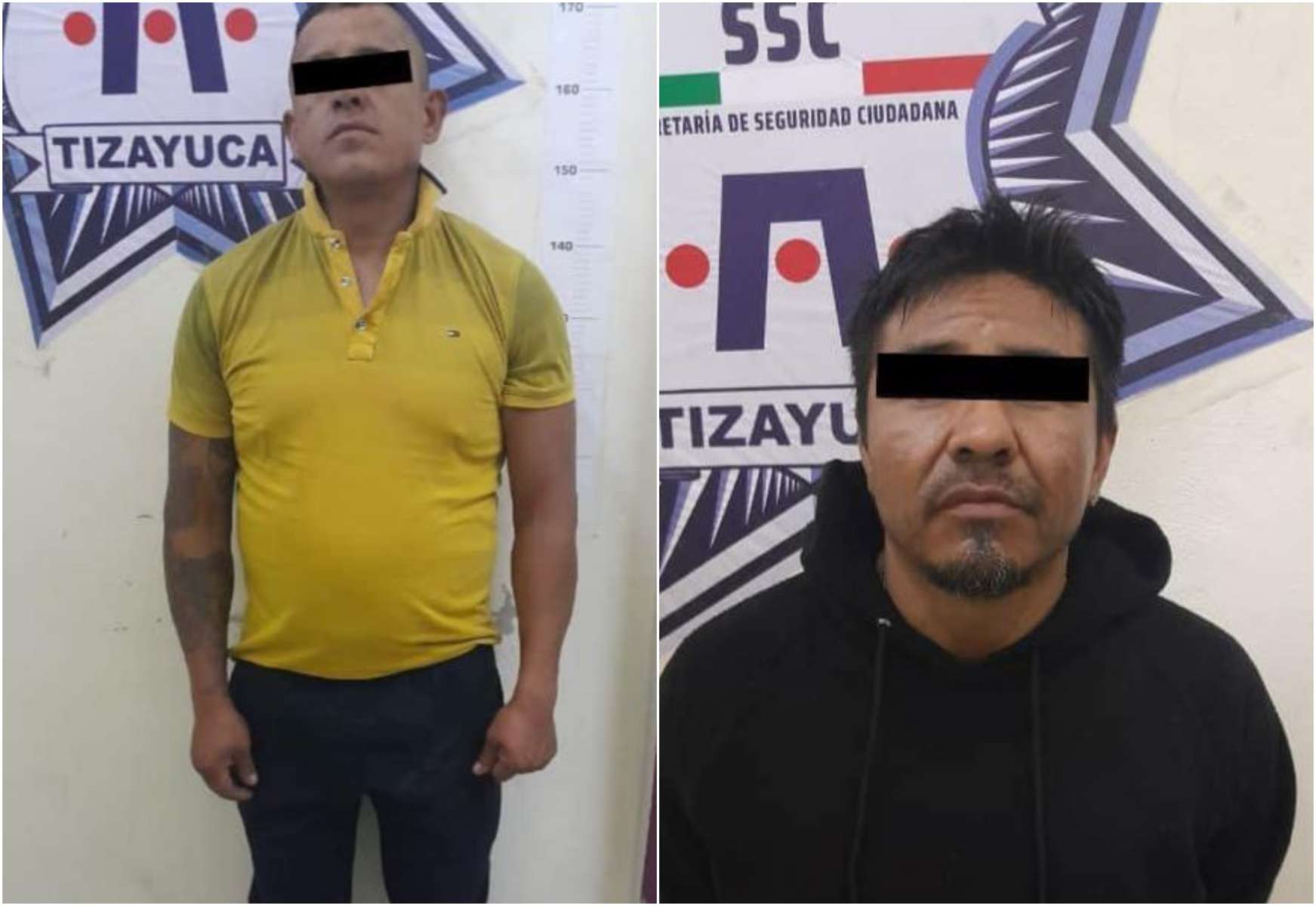 Tizayuca: detienen a dos hombres por robo a negocio