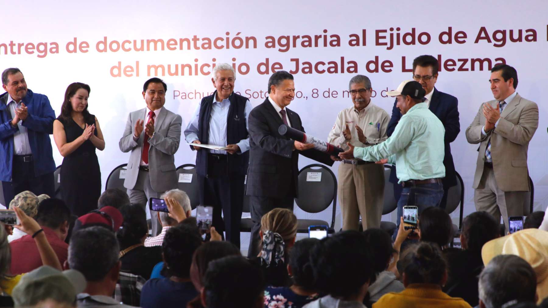 Después de 57 años, gobierno entrega documentación agraria a Ejido de Jacala