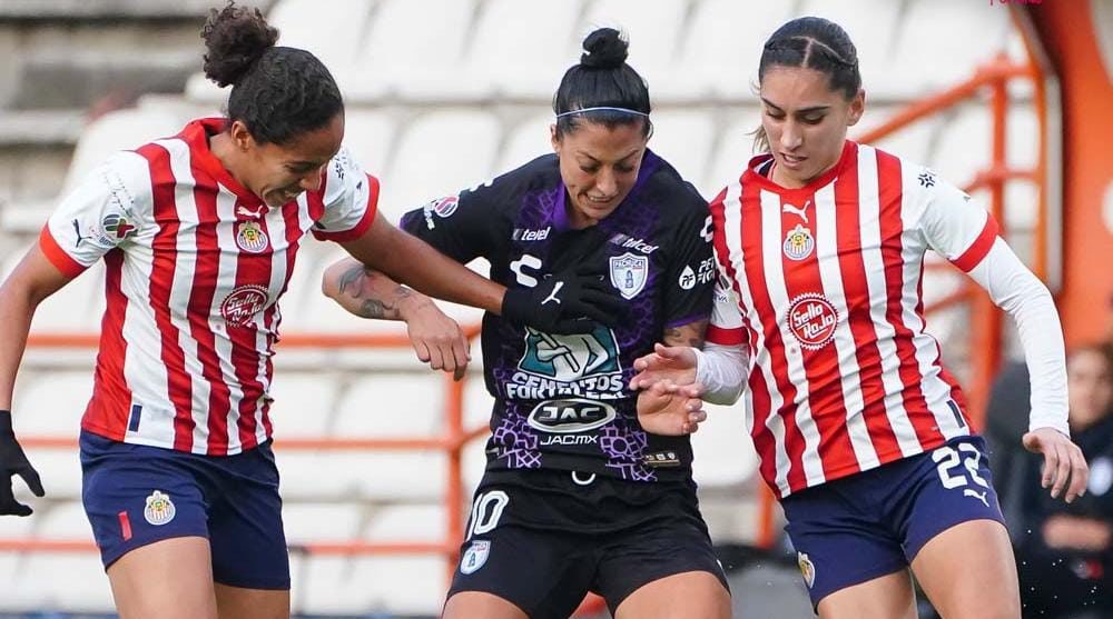 Chivas vs Pachuca femenil: empatan en ida de cuartos de final