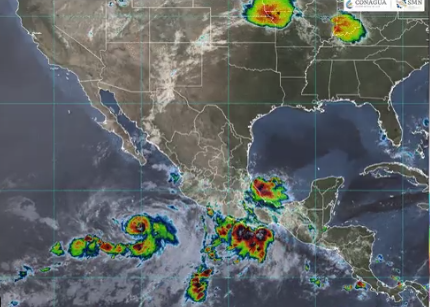 Depresión Tropical 2-E provocará lluvias en Hidalgo