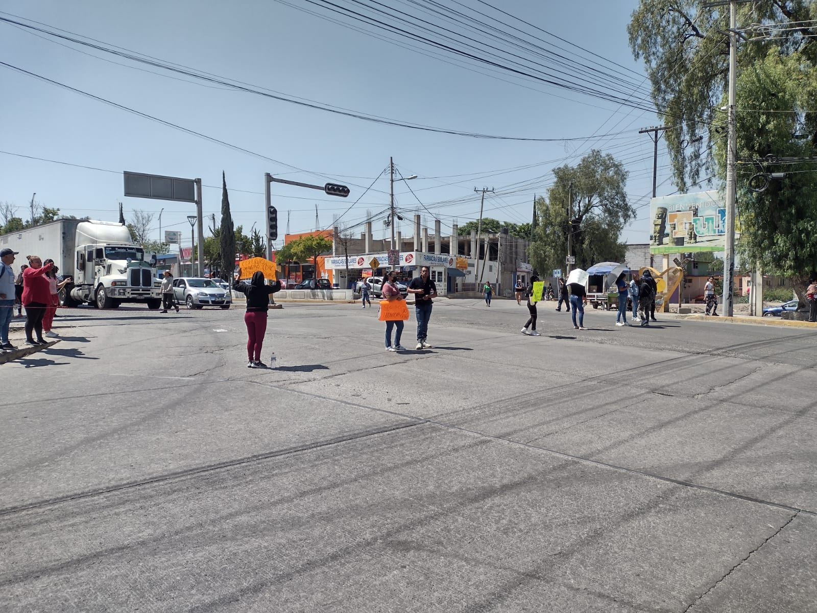 Carretera Tula-San Marcos: bloquean y piden seguridad para estudiantes