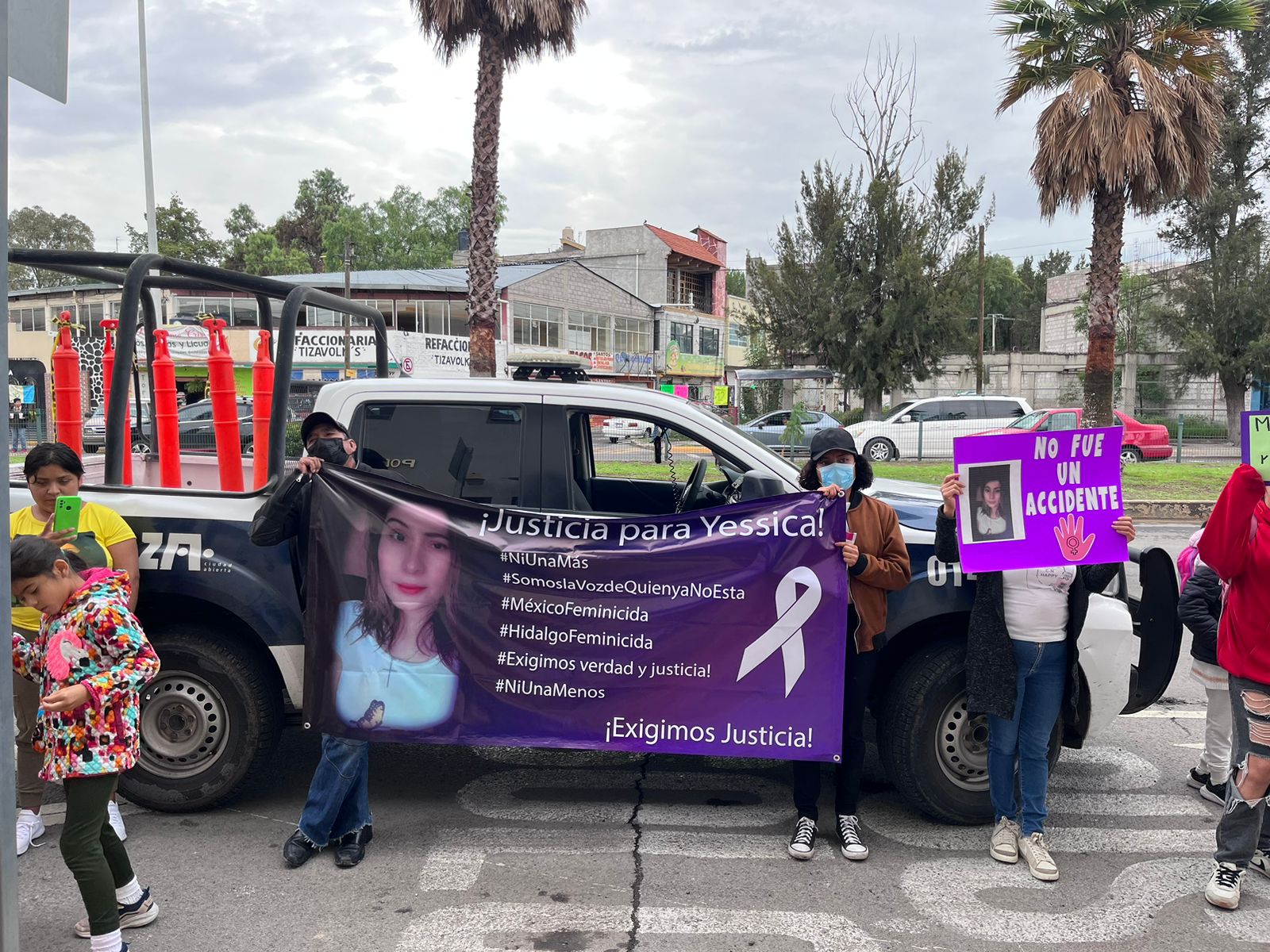 Tizayuca: familiares exigen justicia para Yessica en juzgados