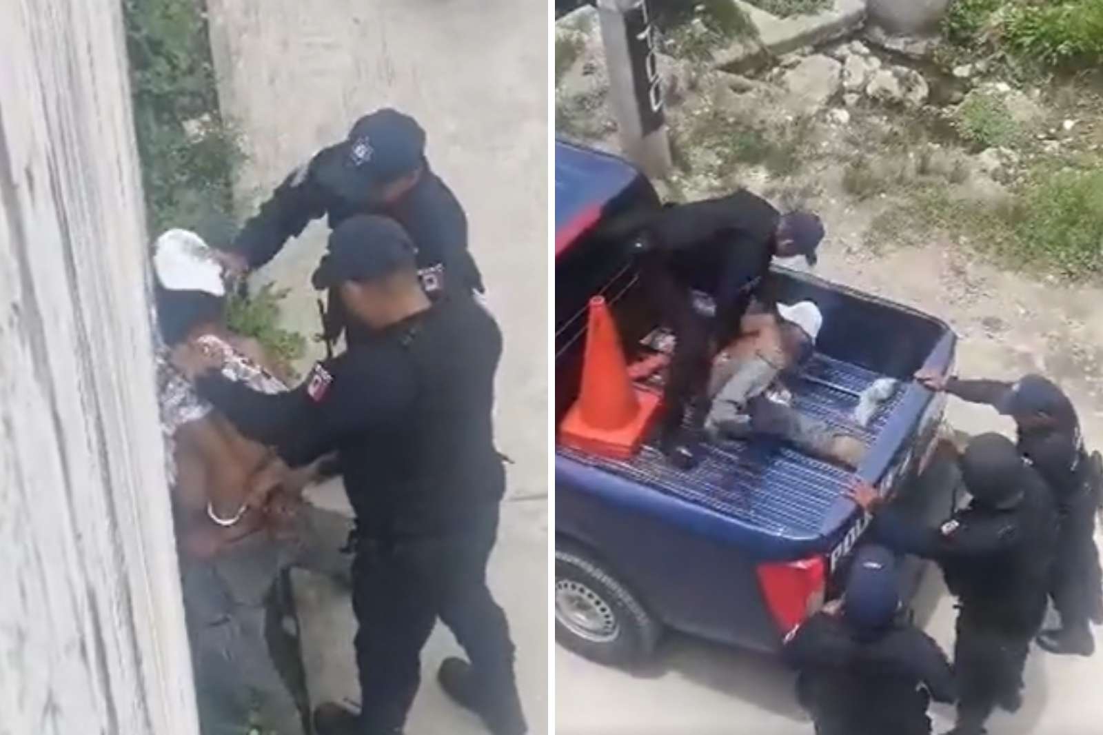 ¡Indignante abuso policiaco en Hidalgo! Policías golpean a adulto mayor