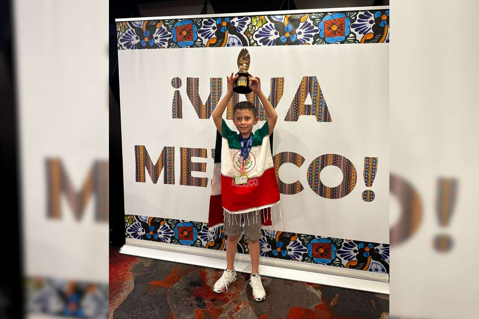 ¡Felicidades! Niño hidalguense se corona campeón mundial de aritmética en Malasia