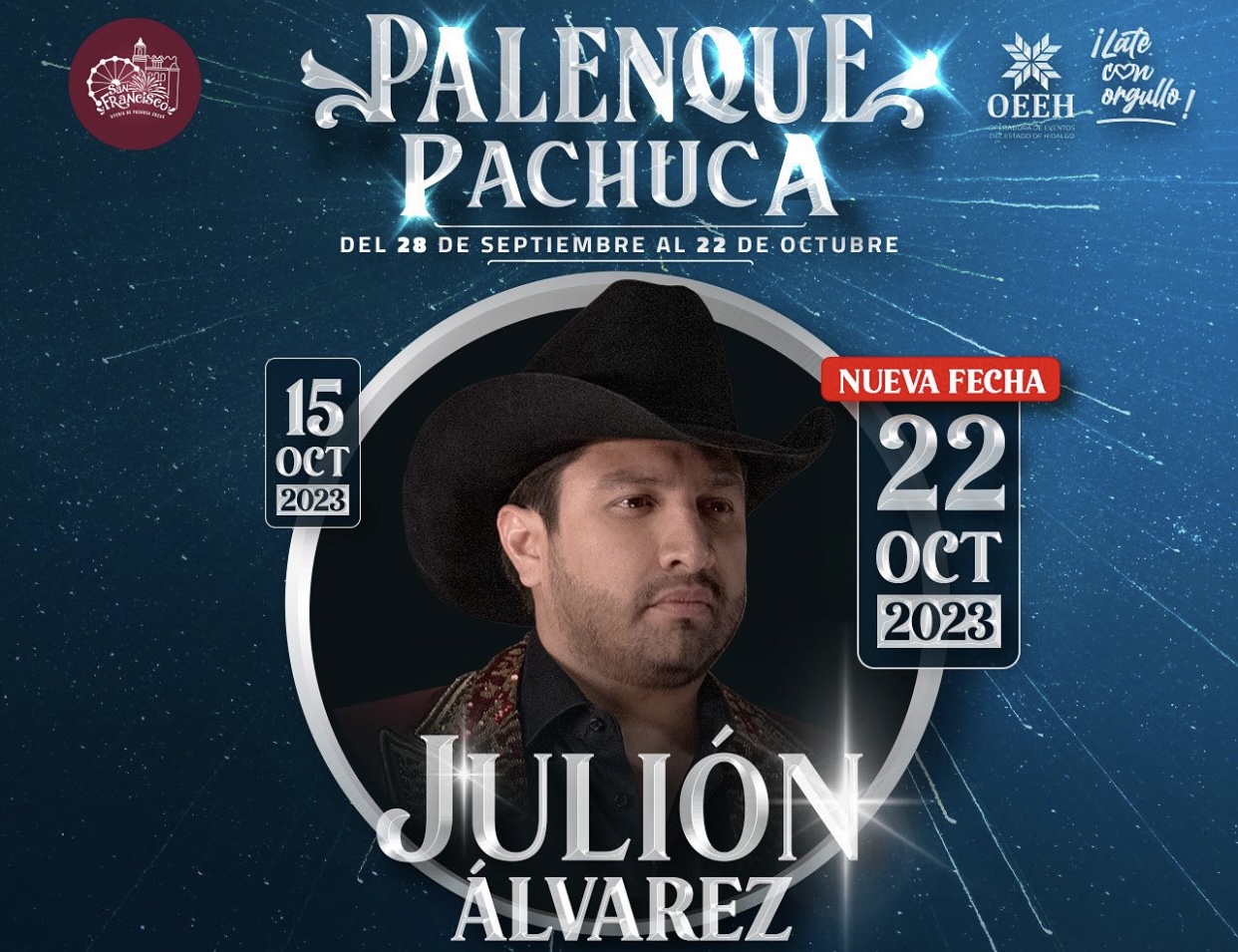 Palenque Pachuca 2023: Julión Álvarez, el artista sorpresa