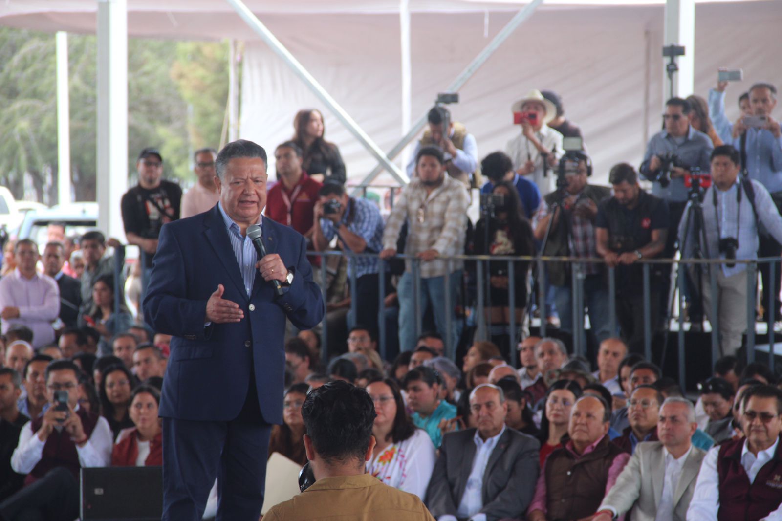 Julio Menchaca reconoce combate a delincuencia organizada en Hidalgo