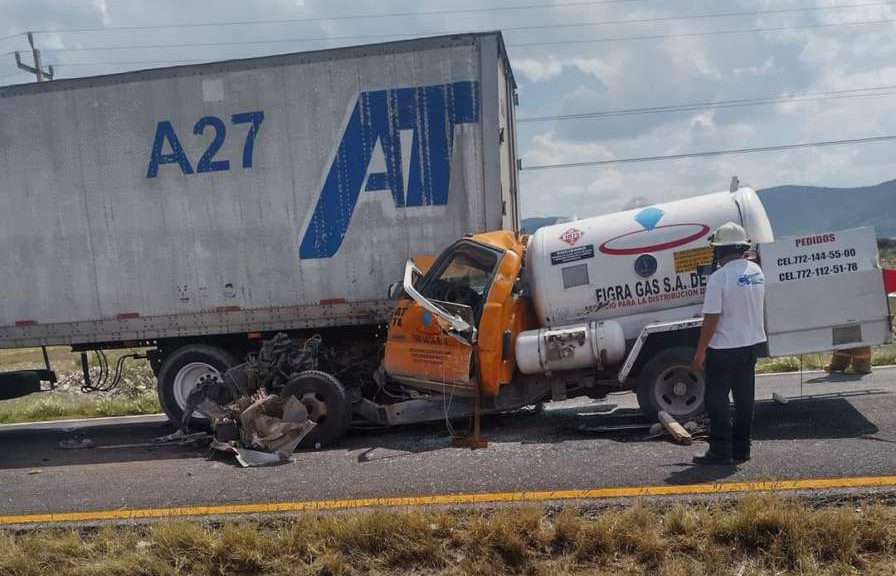 Accidente en la carretera Ixmiquilpan-Actopan