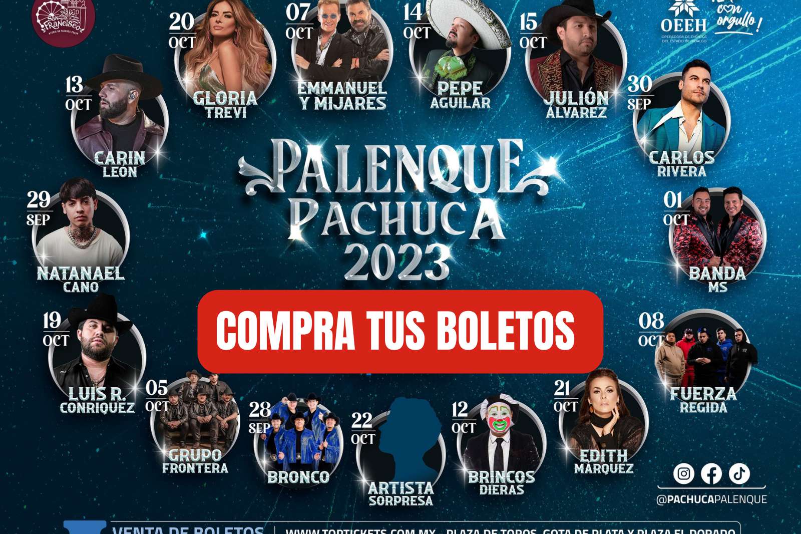 Boletos Palenque Pachuca 2023: Te decimos donde comprarlos