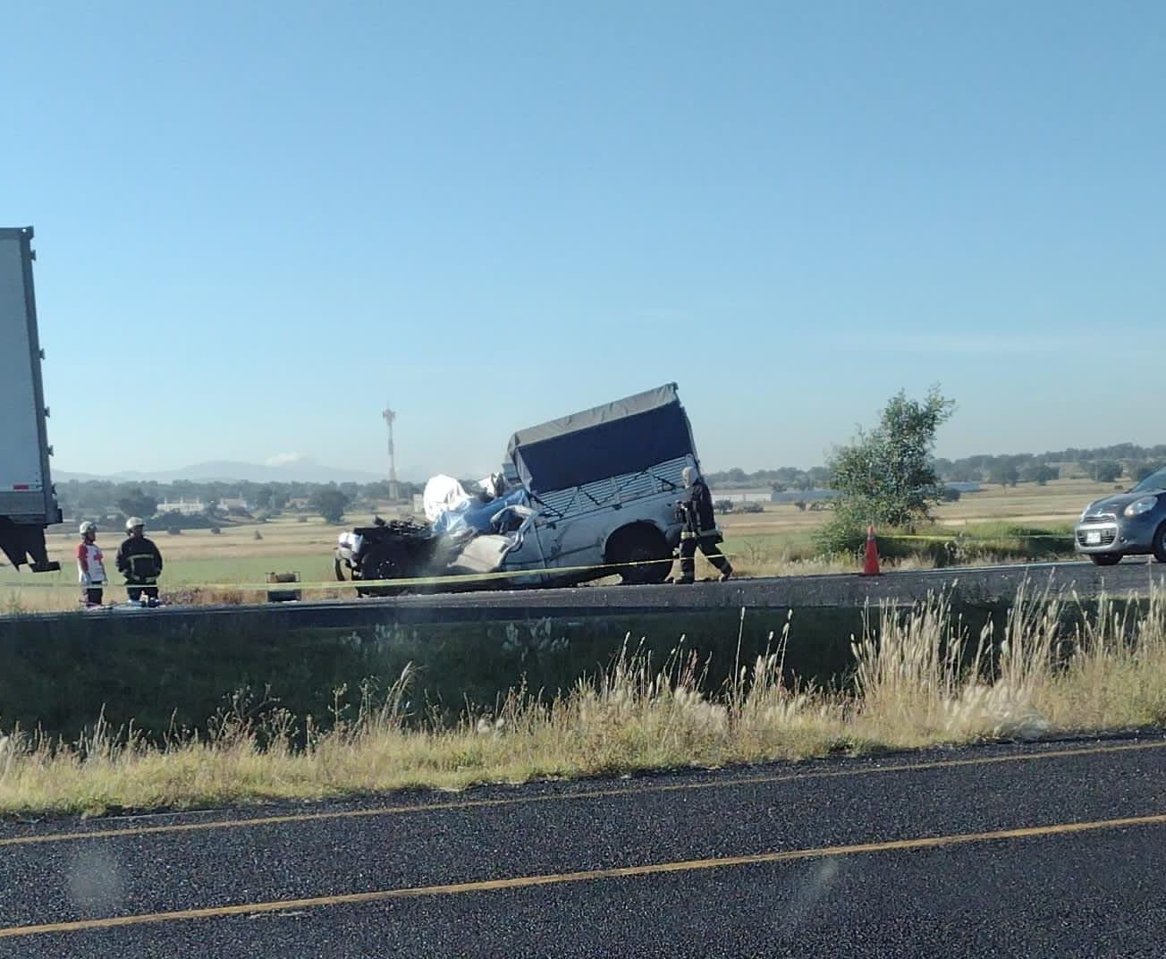 Autopista México-Pachuca: accidente en Los Ángeles deja una persona sin vida