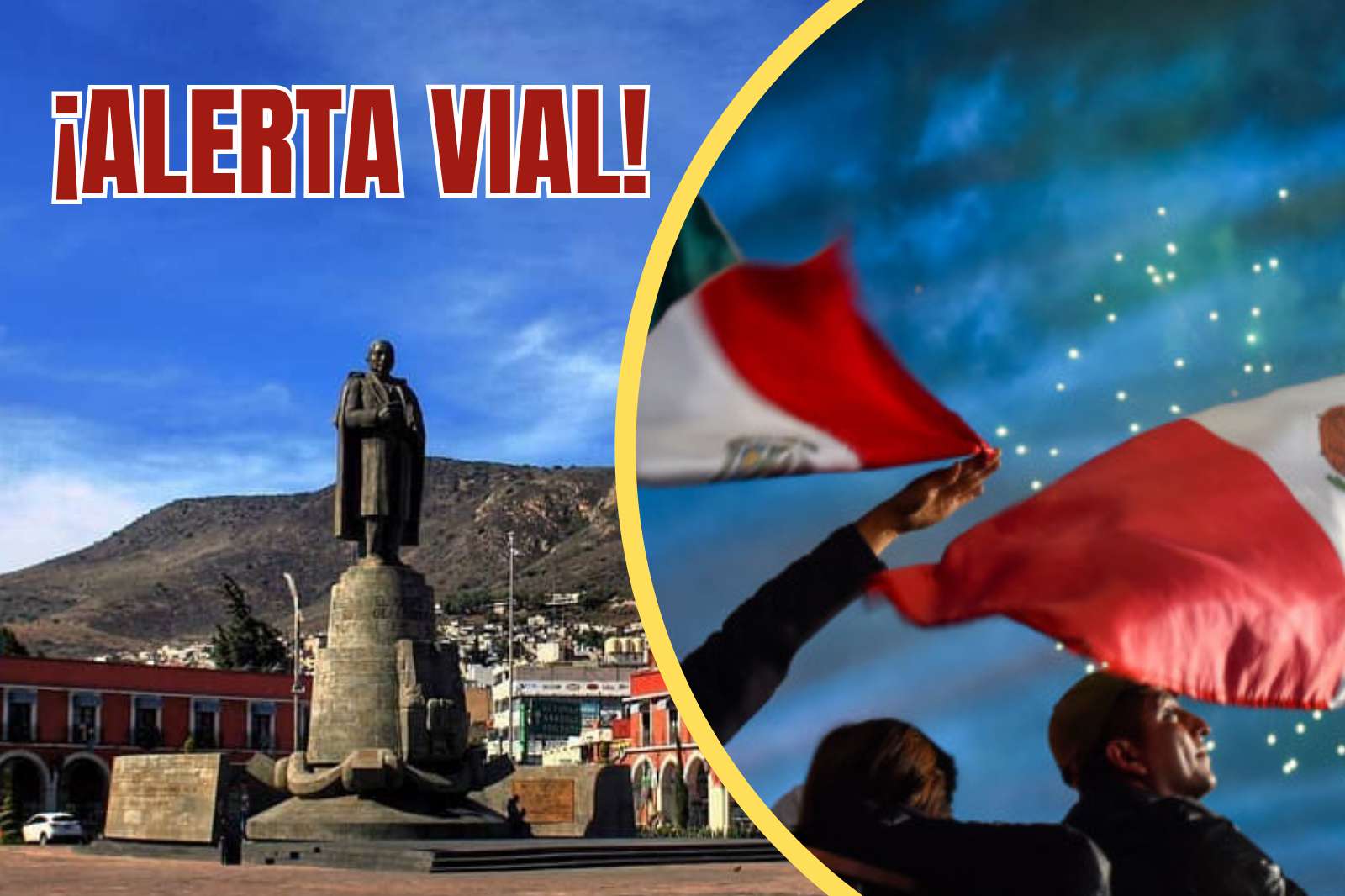 ¡Alerta Vial! Habrá cierres viales en Pachuca por el Grito de Independencia