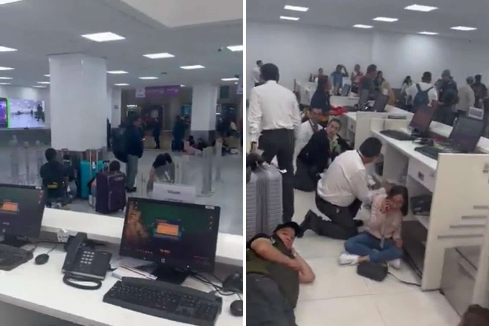 AICM: reportan detonaciones en Terminal 1